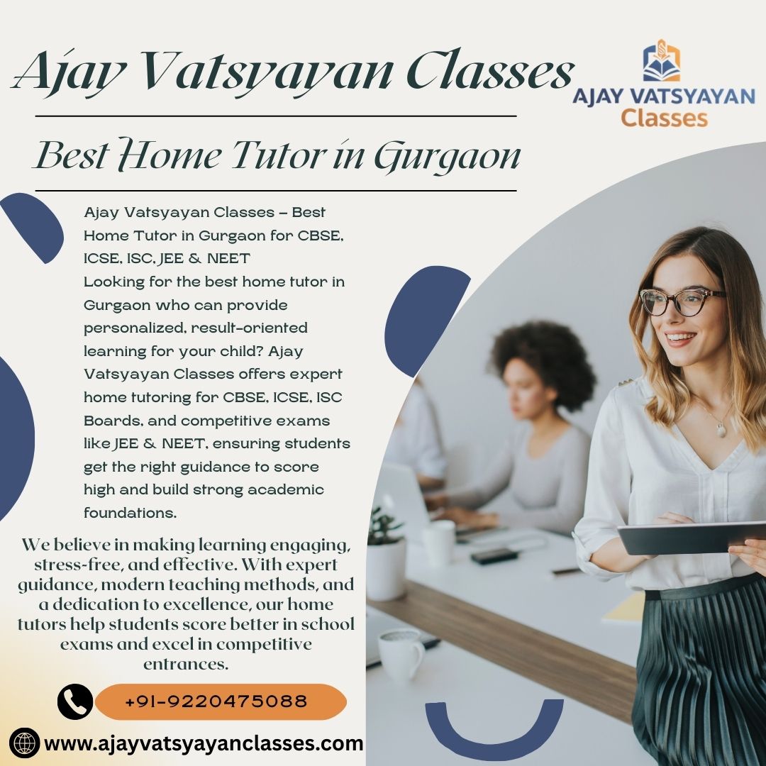 top Home Tutor in Gurgaon